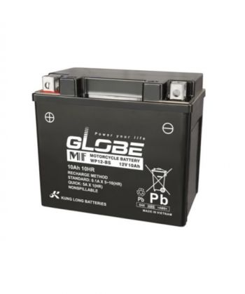 Ắc quy xe mô tô 12V-10Ah GLOBE WP12-BS