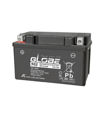 Ắc quy xe mô tô 12V-7Ah GLOBE WP7A-BS