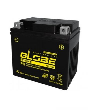 Ắc quy xe mô tô 12V-6Ah GLOBE WTZ6V-E