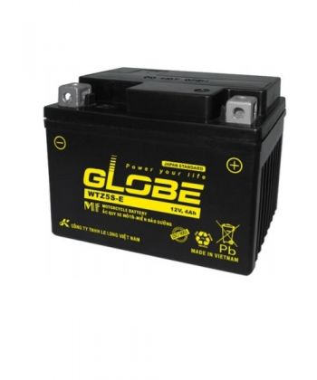 Ắc quy xe mô tô 12V-4Ah GLOBE WTZ5S-E