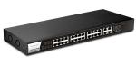 24-Port Gigabit Web Smart PoE Switch DrayTek Vigor P1280
