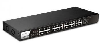 24-Port Gigabit Web Smart PoE Switch DrayTek Vigor P1280