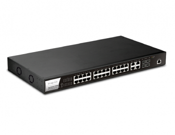 24-Port PoE L2 Managed Gigabit Switch DrayTek Vigor P2280