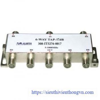Bộ chia Tap off Indoor 6-way 17dB Alantek (308-IT5276-0017)