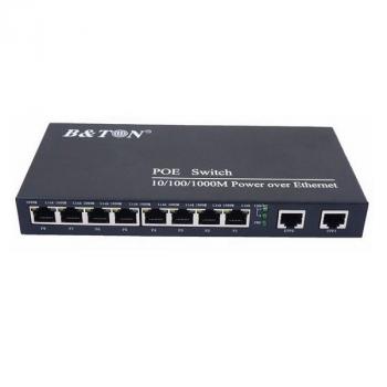 8-port 10/100/1000Mbps PoE Switch BTON BT-6010GE