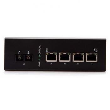 1-port 10/100Mbps Industrial Fiber Unmanaged Switch BTON BT-I914GS-S