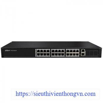 24-port 10/100Mbps PoE Switch DAHUA PFS4026-24P-370