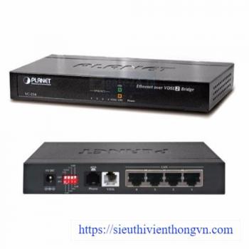4-Port Ethernet over VDSL2 Bridge (Profile 30a) PLANET VC-234