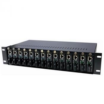 Khung giá 14 khe cắm Media Converter WINTOP YT-81/4-2A